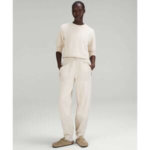 Lululemon Effortless Mid-Rise Pant in Natural Ivory, Size 10